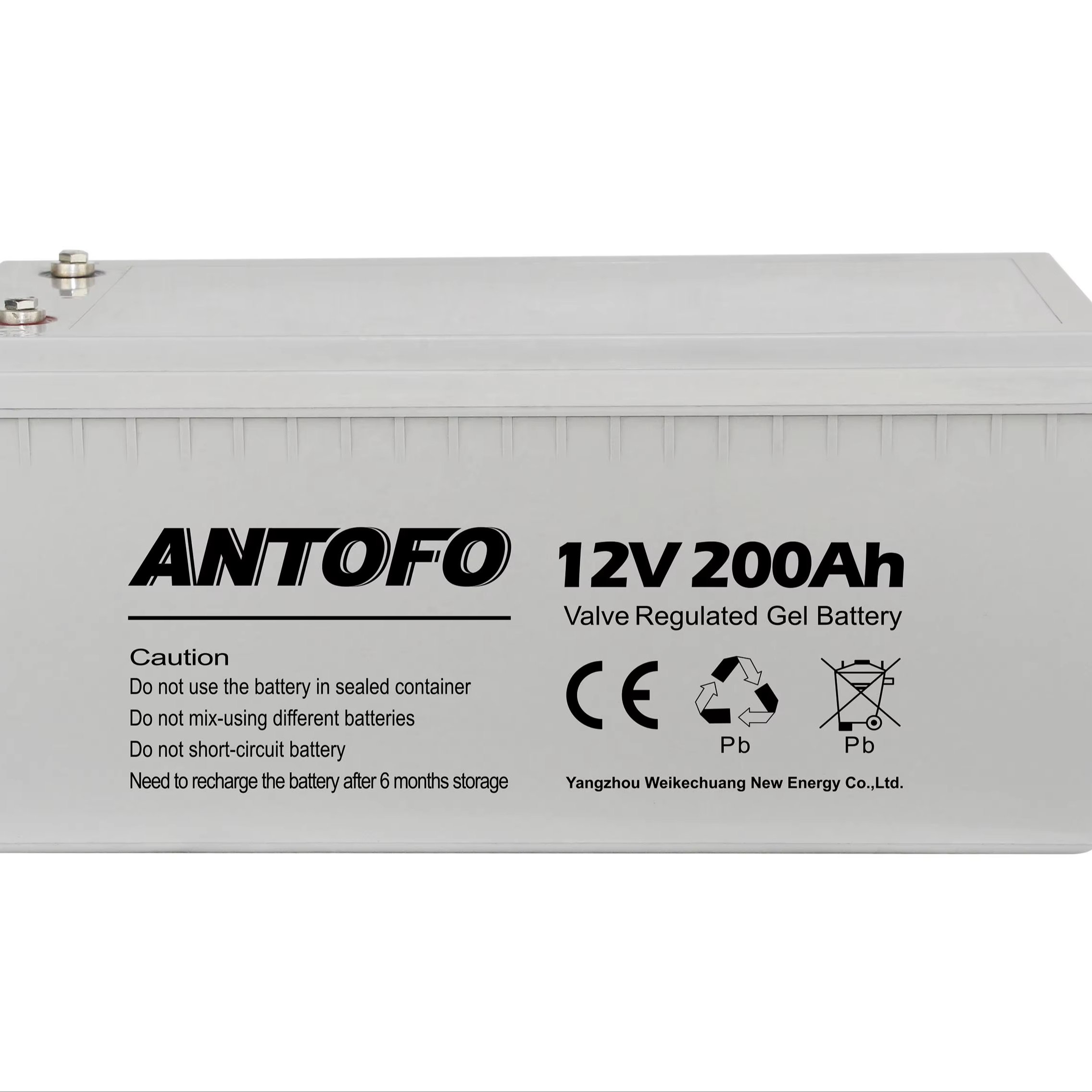 Solar Gel Battery 12v200ah Household Lead Acid Battery Large Capacity 120ah Caravan Street Light
