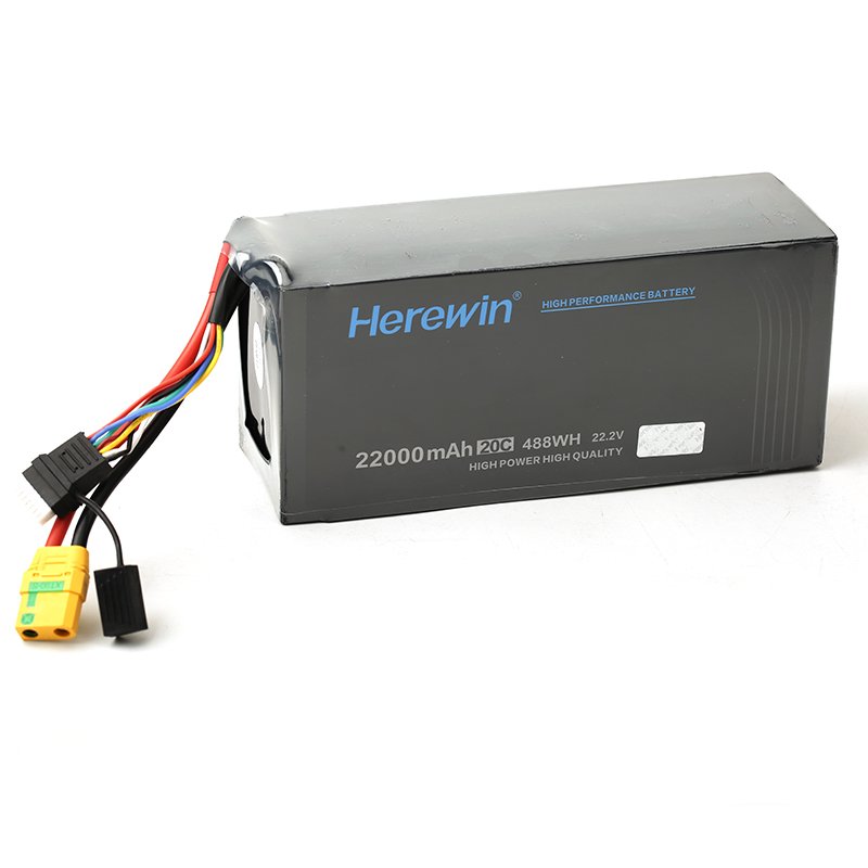 22000mah 6S 10Csoft pack battery herewin Drone ai aircraft UAV wholesale high quality 6s22ah ai uav battery fast delivery