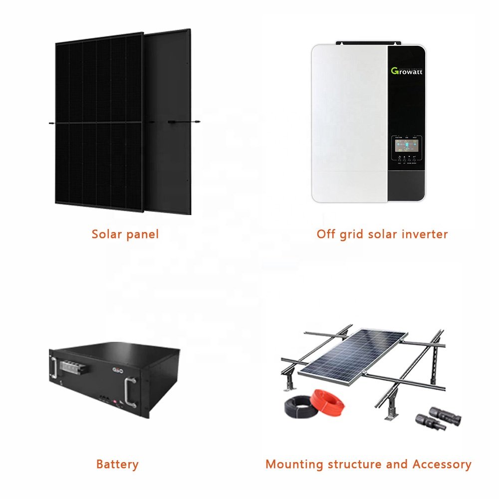 EU Home Hybrid Energy Storage System Solar Panels Complete Kit 6kw 7kw 8kw 10kw 12kw Lithium Ion MPPT Now Solar Panel Price