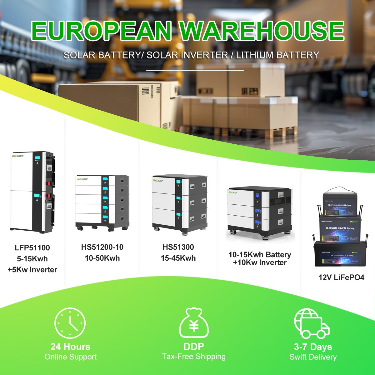Stackable Lithium ion solar battery 48V 51.2V 200Ah 10kwh 20Kwh 50kwh 100Kwh 200Kwh energy storage battery