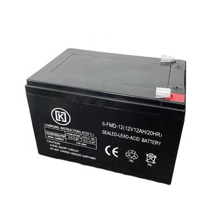 Energy Storage Ups Battery Deep Cycle Sealed Lead Acid Battery 12v 12ah For Toys Home Appliances Electric Bicycles Scooters