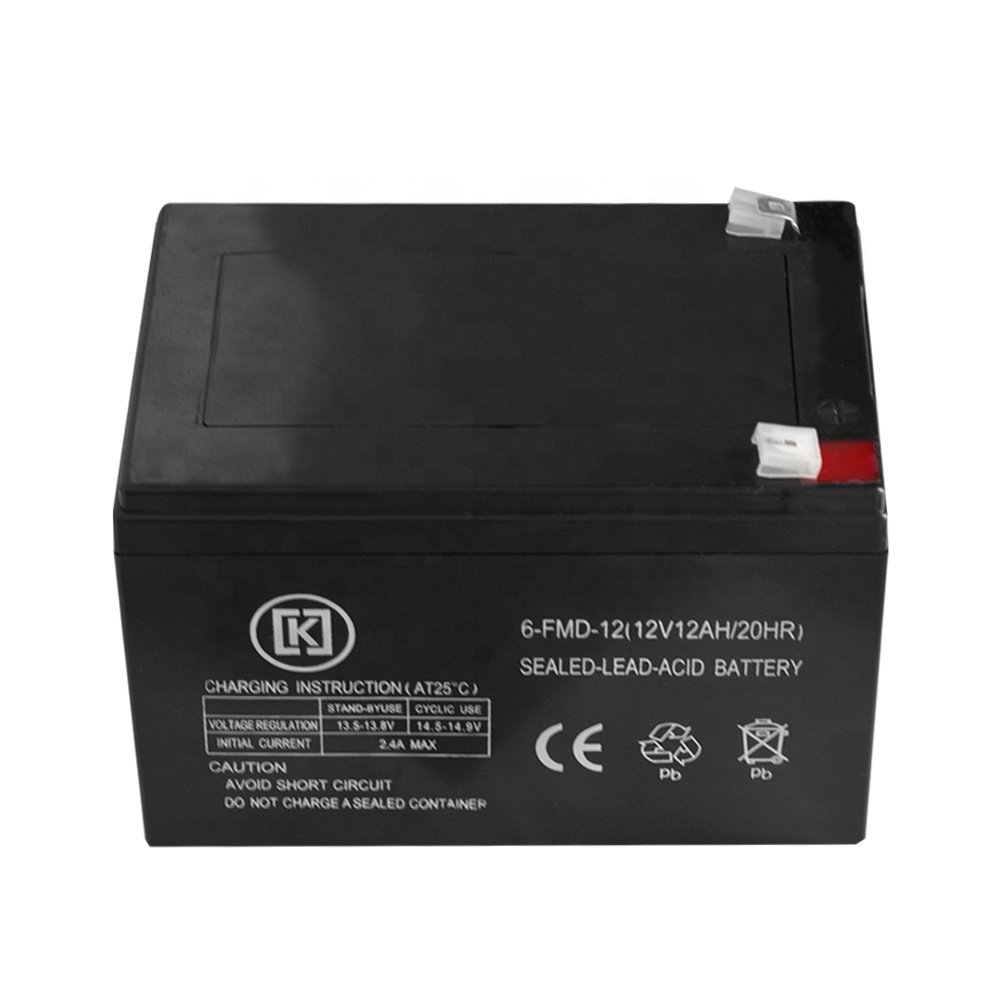 Energy Storage Ups Battery Deep Cycle Sealed Lead Acid Battery 12v 12ah For Toys Home Appliances Electric Bicycles Scooters