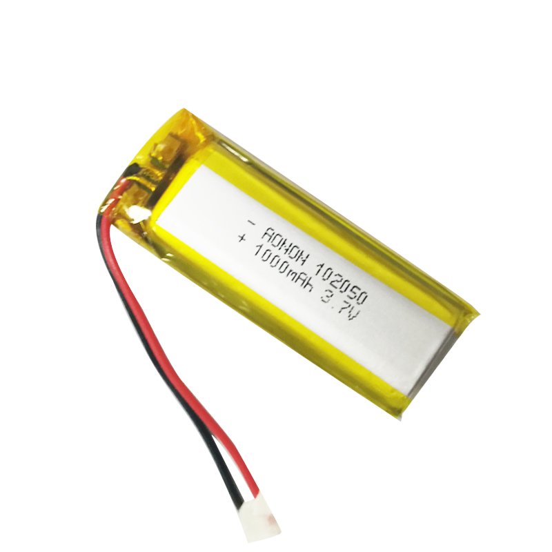 IEC62133 CB lithium polymer battery 102050 3.7v 1000mAh medical battery
