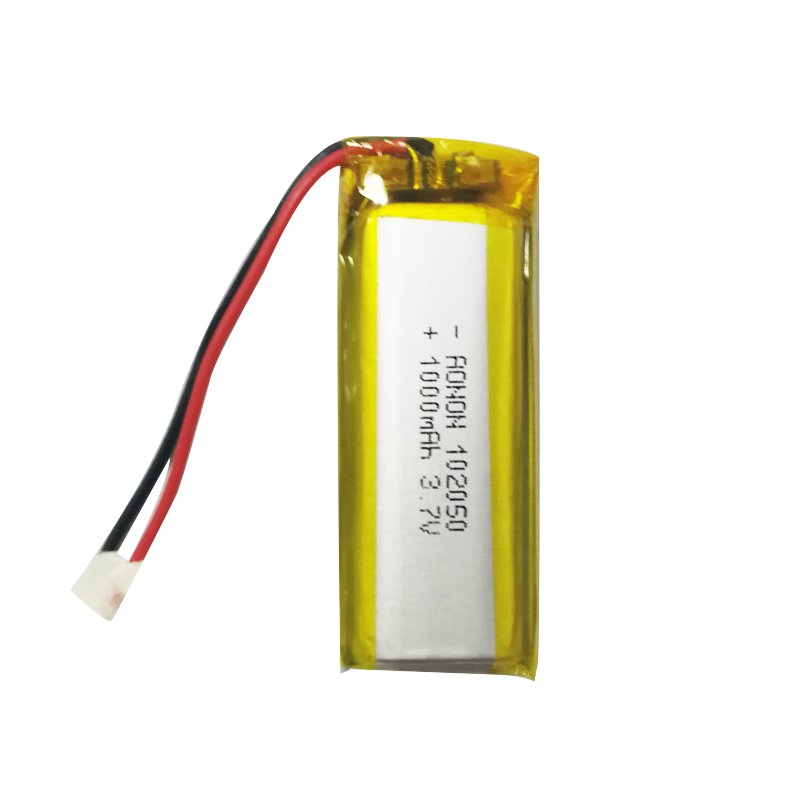 IEC62133 CB lithium polymer battery 102050 3.7v 1000mAh medical battery