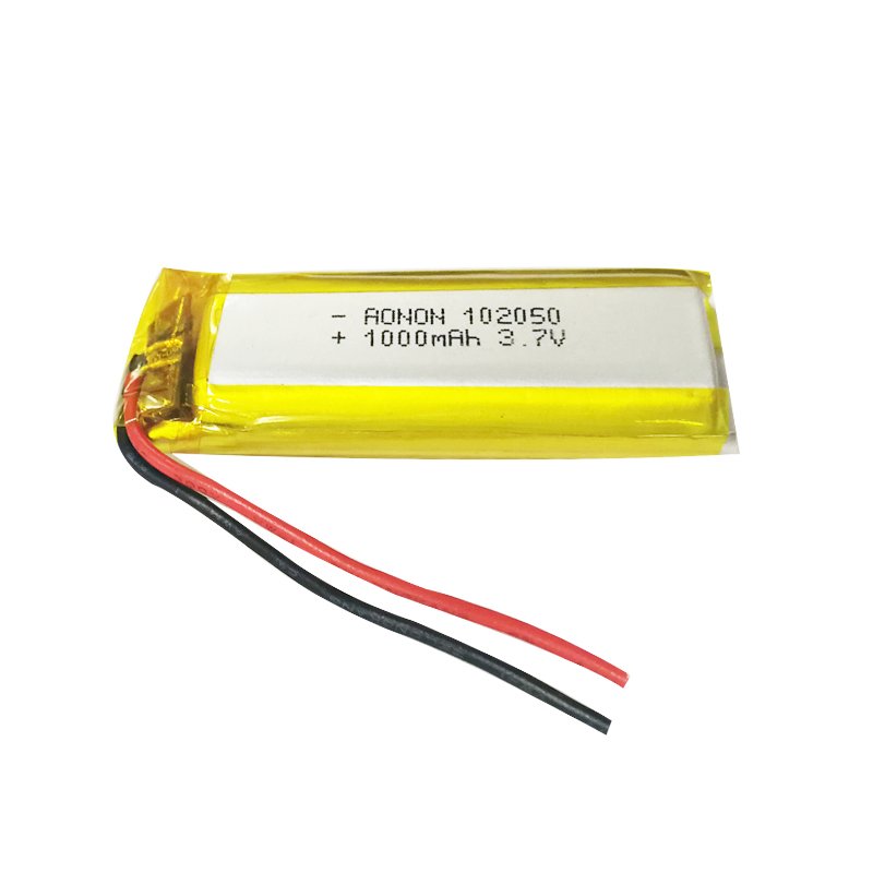 IEC62133 CB lithium polymer battery 102050 3.7v 1000mAh medical battery