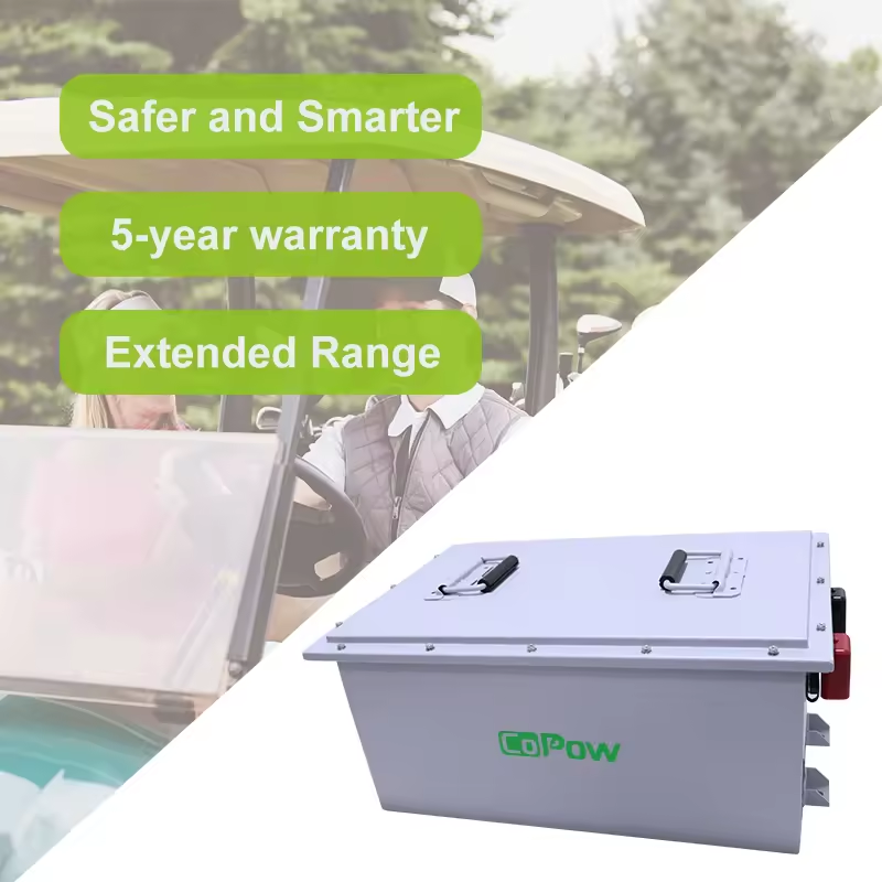 48V 51.2V 105Ah 100ah lithium ion Lifepo4 club car golf cart Lifepo4 battery with charger