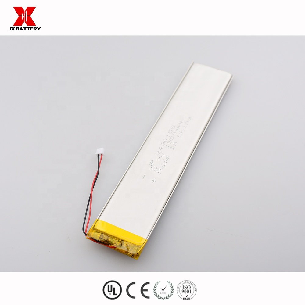 china factory wholesale ultra slim thin 3.7v 1500mAh lipo battery 3430158 lithium ion batteries