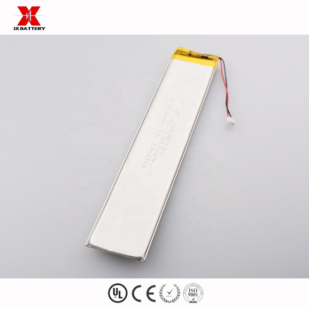 china factory wholesale ultra slim thin 3.7v 1500mAh lipo battery 3430158 lithium ion batteries