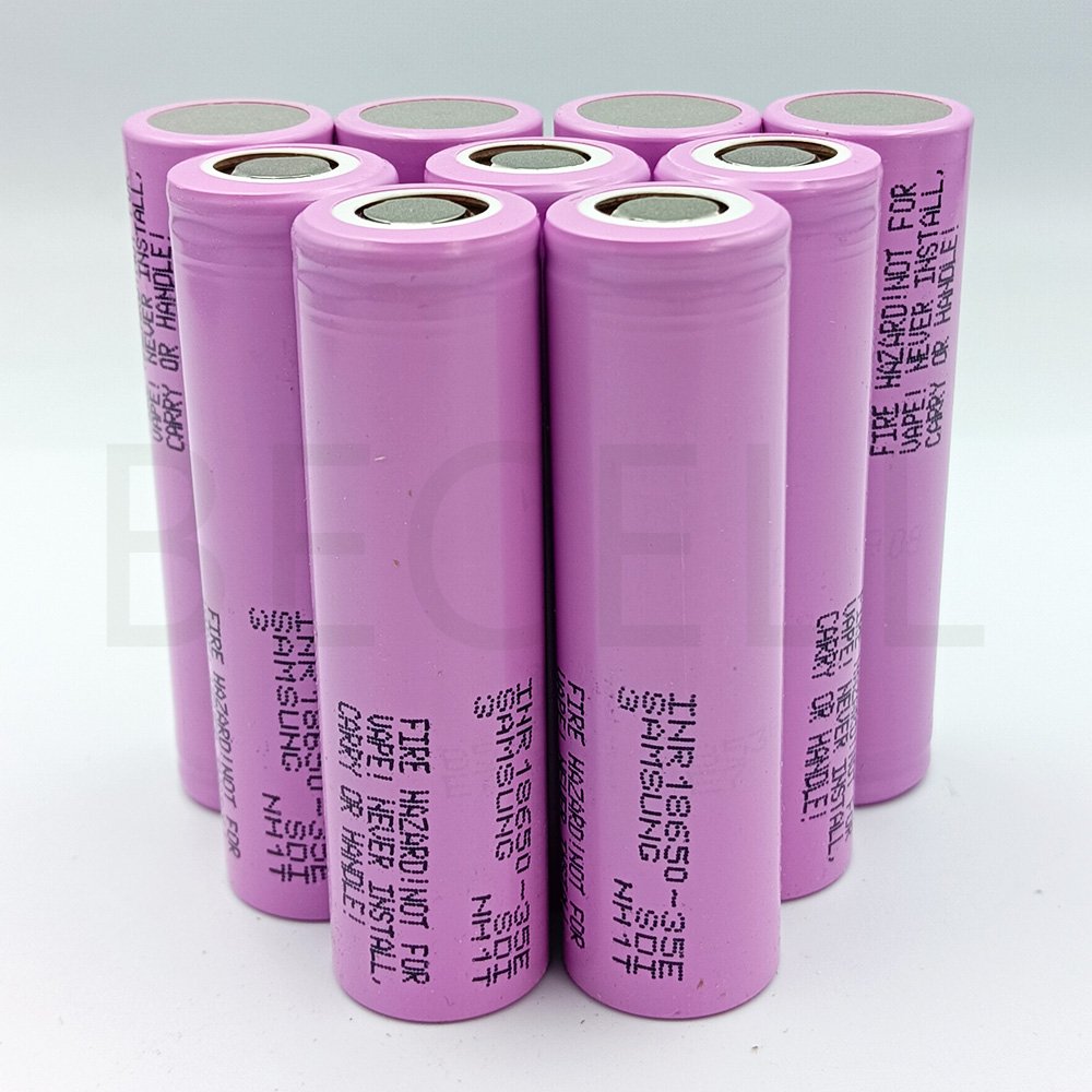 100% Original INR18650 35E 3.6V 3500mAh Rechargeable Lithium Ion Battery 10A Discharge For SAMSUNG 18650 35E