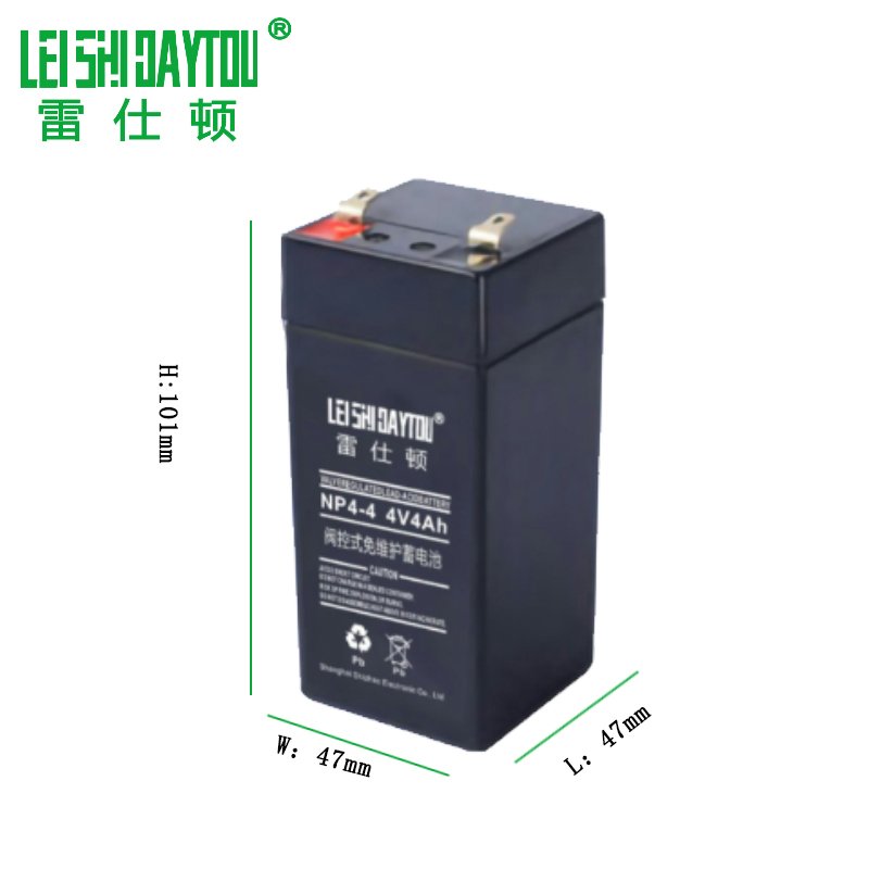 Direct Sales 4V 4Ah Lead Acid Battery Long Lifespan Maintenance Free Battery For Power Tools Home Appliances