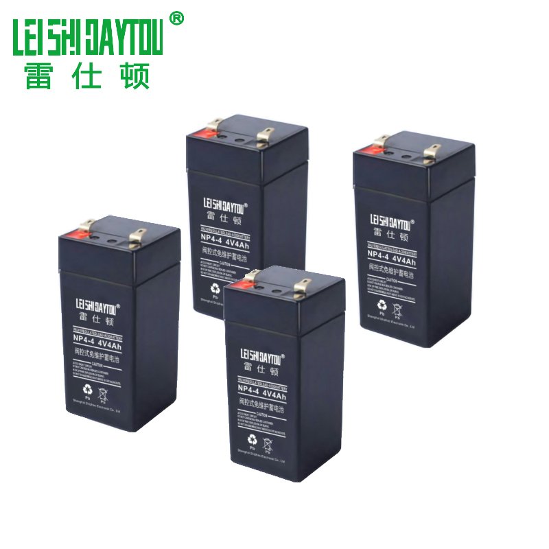 Direct Sales 4V 4Ah Lead Acid Battery Long Lifespan Maintenance Free Battery For Power Tools Home Appliances