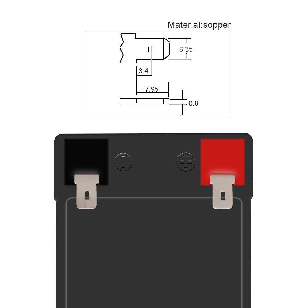 12V 7ah Lead Acid Battery 12V 7ah Batteries for UPS System