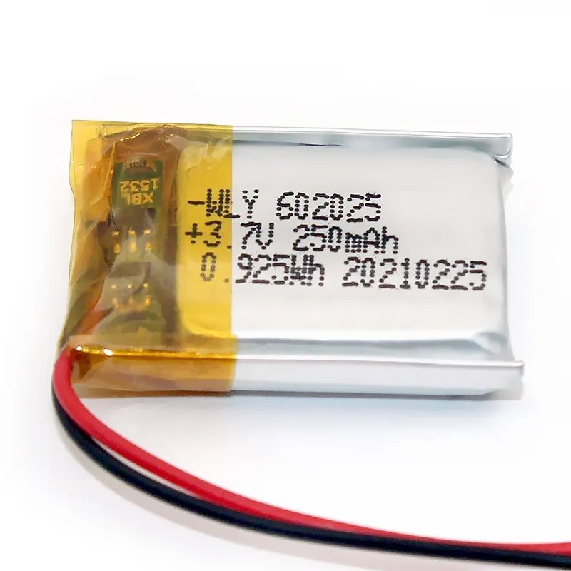 Factory Wholesale Lithium Ion Battery 062025 250mah 240mah Li-ion Polymer Battery