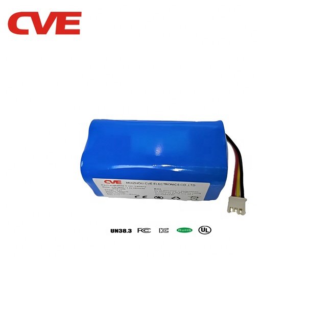 CVE Certificate Rechargeable Li-ion Wireless Headset 2600mah 14.4v 18650 Lithium Ion Battery Pack