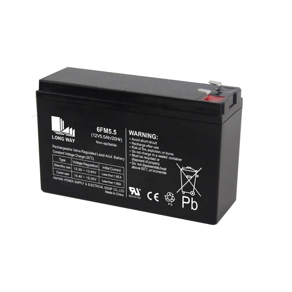 deep cycle 12v rechargeable 5.5ah 7ah 8ah lead acid battery for electric toy cars
