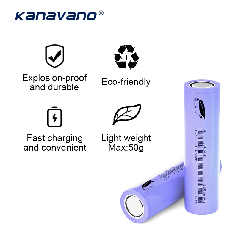 Wholesale rechargeable 18650 battery 3.7v 1800mah 5C discharge lithium-ion batterie for balance bike