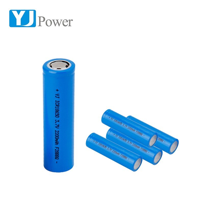 Deep Cycle 3.7v 18650 2200mah li ion battery for flashlight