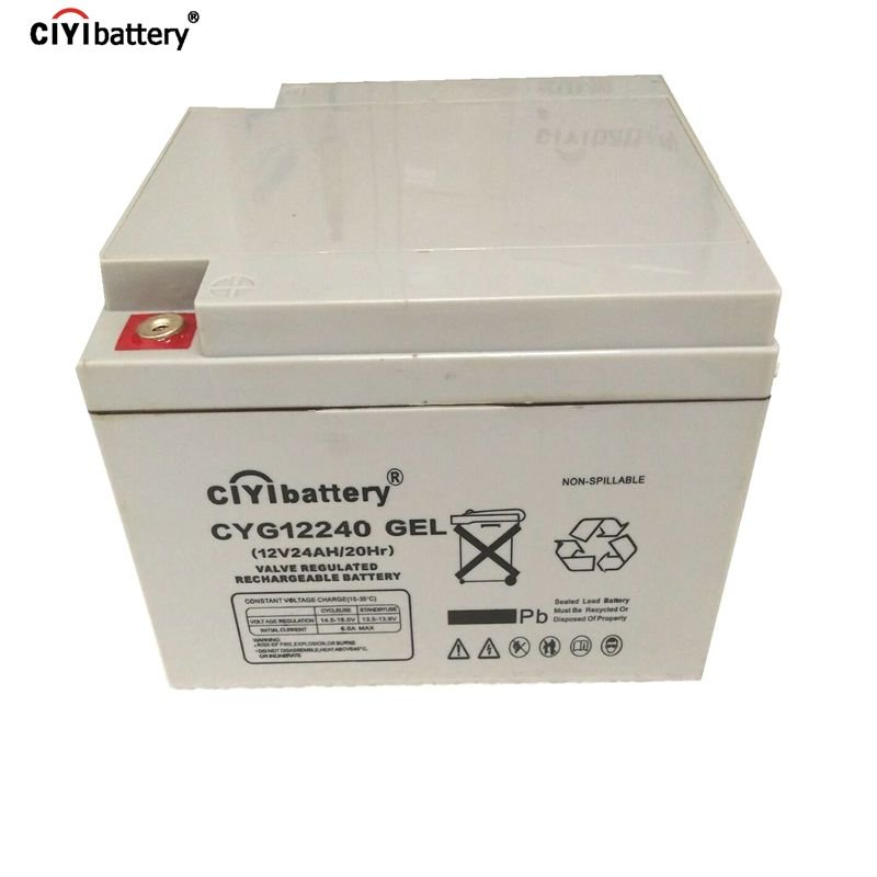 5 Years Designed Life Solar System Battery 12v 24ah GEL Lead Acid Battery