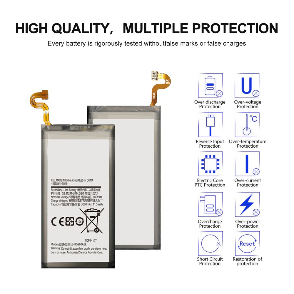 Lithium-Ion Batteries OEM Battery Rechargeable For Samsung Galaxy S9 Phone Battery Original