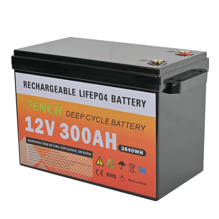 EU Stock Rechargeable Smart Bms Solar batteries 12V lithium ion lifepo4 battery 12v 200Ah 100Ah 300Ah for RV