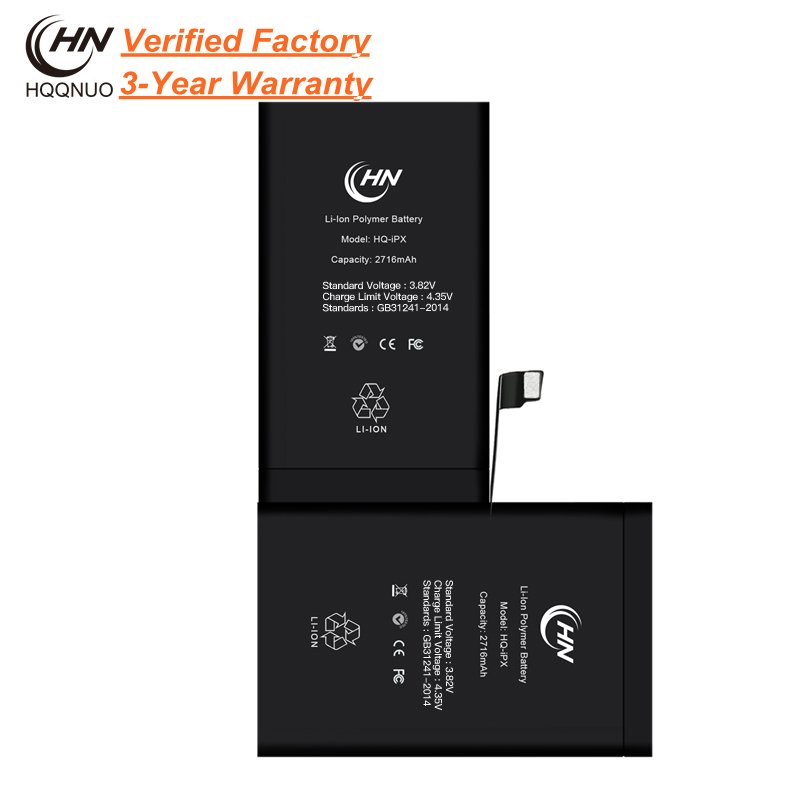 New OEM Direct Factory Wholesale Mobile Phone Battery Replacement Lithium ion Batteries For iPhone X For iPhone Battery