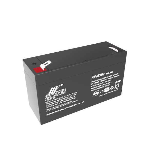 Valve Regulated Sealed Lead Acid Battery 6V 3.2AH LED Battery