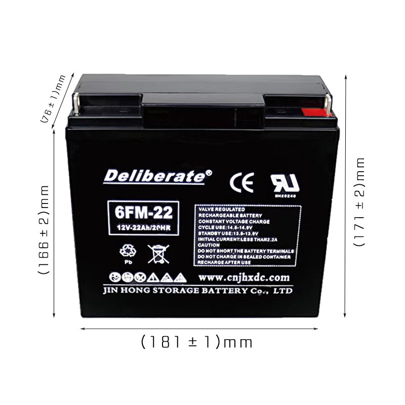 12v 22ah rechargeable Eps sealed lead acid battery for emergency power