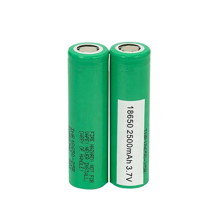 18650 battery 2500mah 3.7v lithium ion batteries 18650 25r for ebike battery
