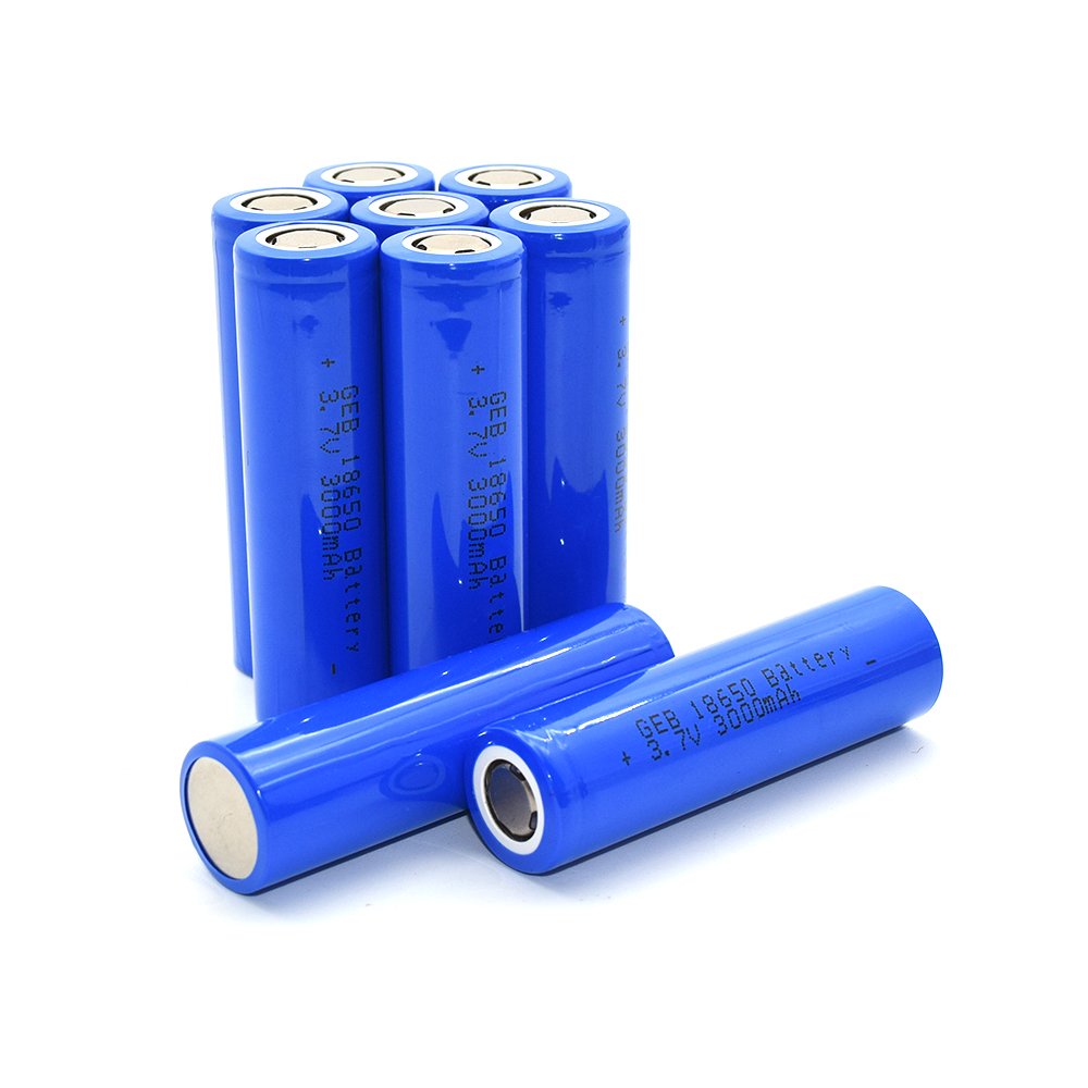 3.7V Cylindrical Lithium Battery 3000mAh Li-ion Battery Cells 18650 Basic E-scooter Battery