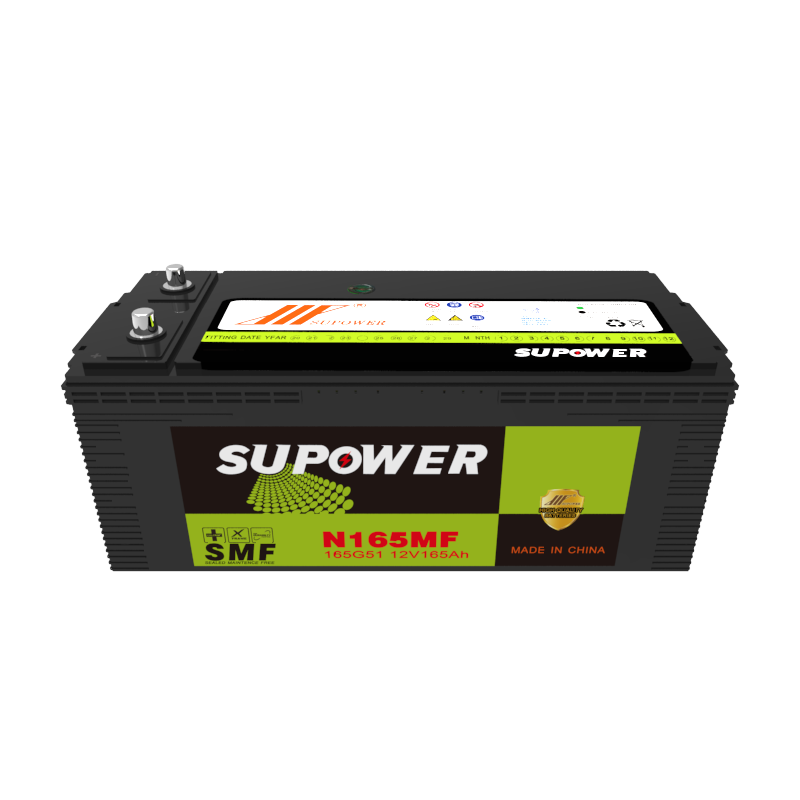 12V 160Ah 165Ah lead acid battery OEM car maintenance-free battery SUPOWER 160G51 165G51