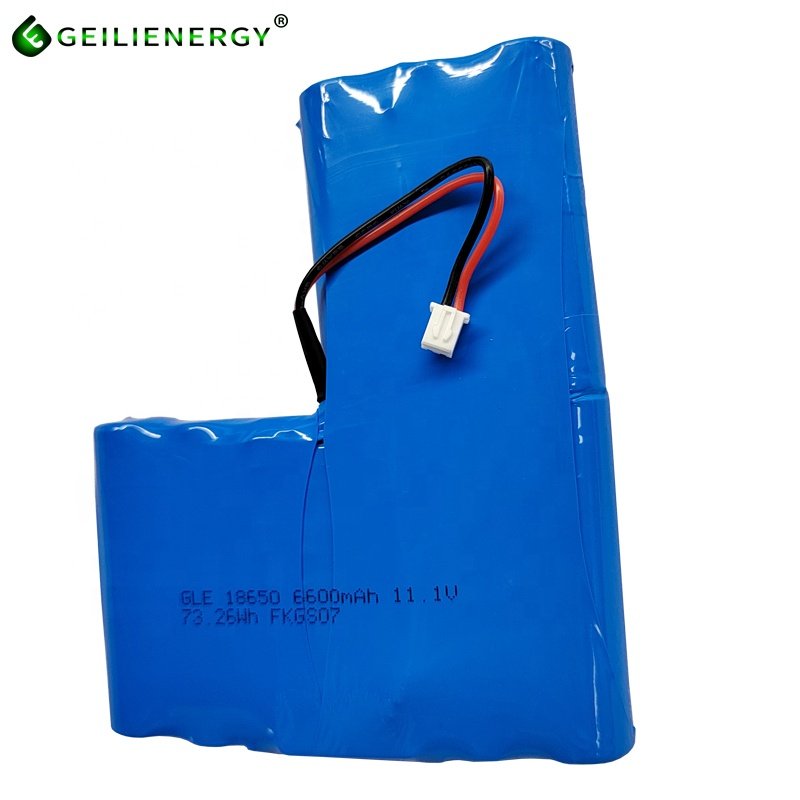 Custom High quality Rechargeable li-ion batteries 18650 6600mah 3.7V 7.4V 11.1V 14.8v 22.2V li ion battery pack