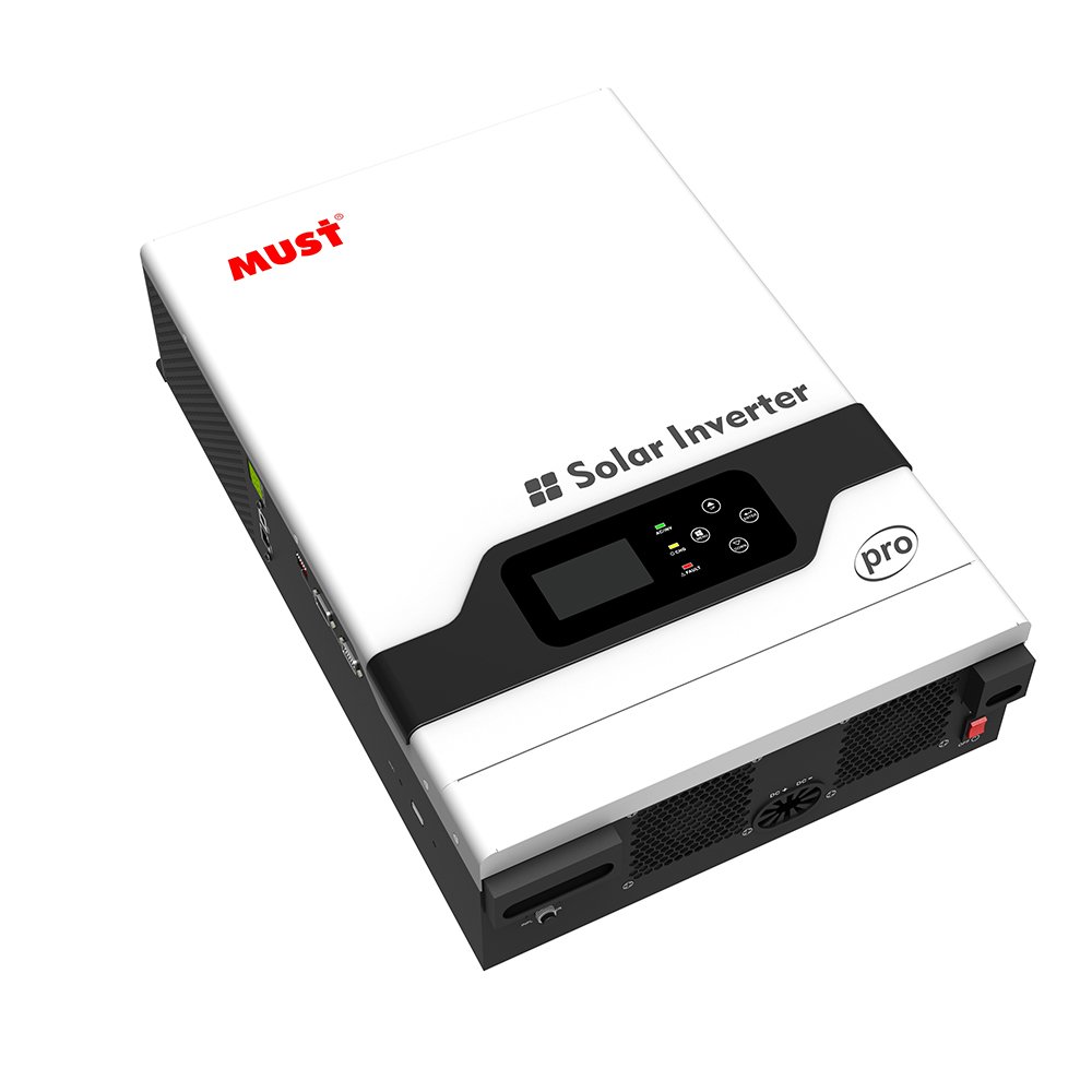 MUST 360w 450w 500w 550w mono 3500w 3000w solar pure sine wave system 100ah 300ah 24v 48v lithium battery