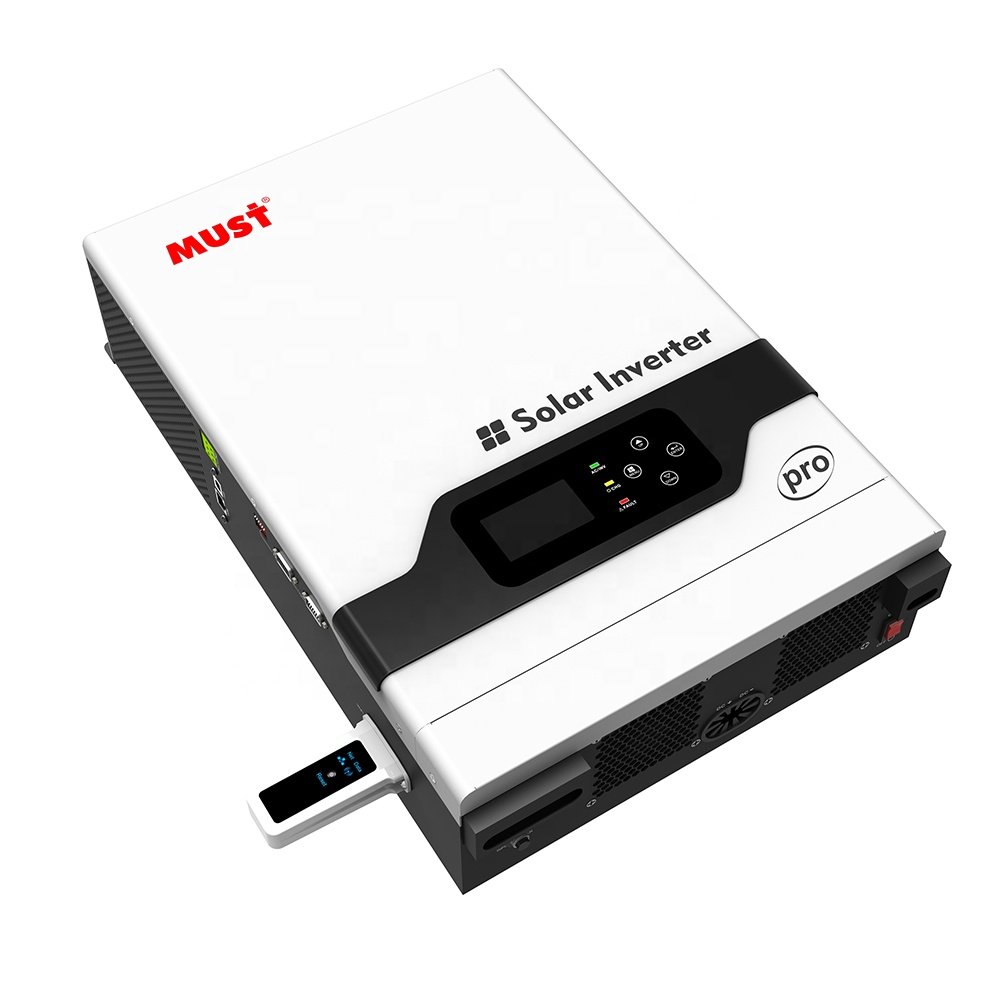 MUST 360w 450w 500w 550w mono 3500w 3000w solar pure sine wave system 100ah 300ah 24v 48v lithium battery