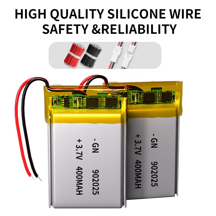 Wholesale 902025 rechargeable polymer battery 3.7v li-polymer battery 400mah 902025 lithium lipo battery
