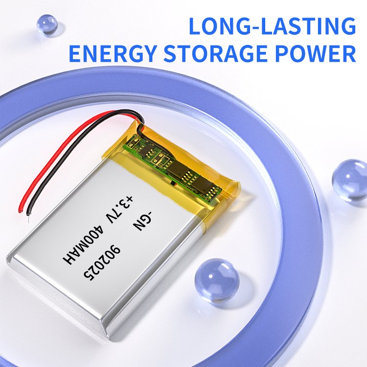 Wholesale 902025 rechargeable polymer battery 3.7v li-polymer battery 400mah 902025 lithium lipo battery