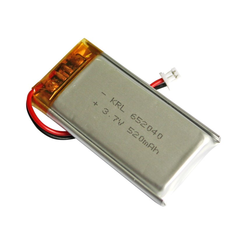 652040 lithium lipo ion li polymer battery 3.7v 520mah