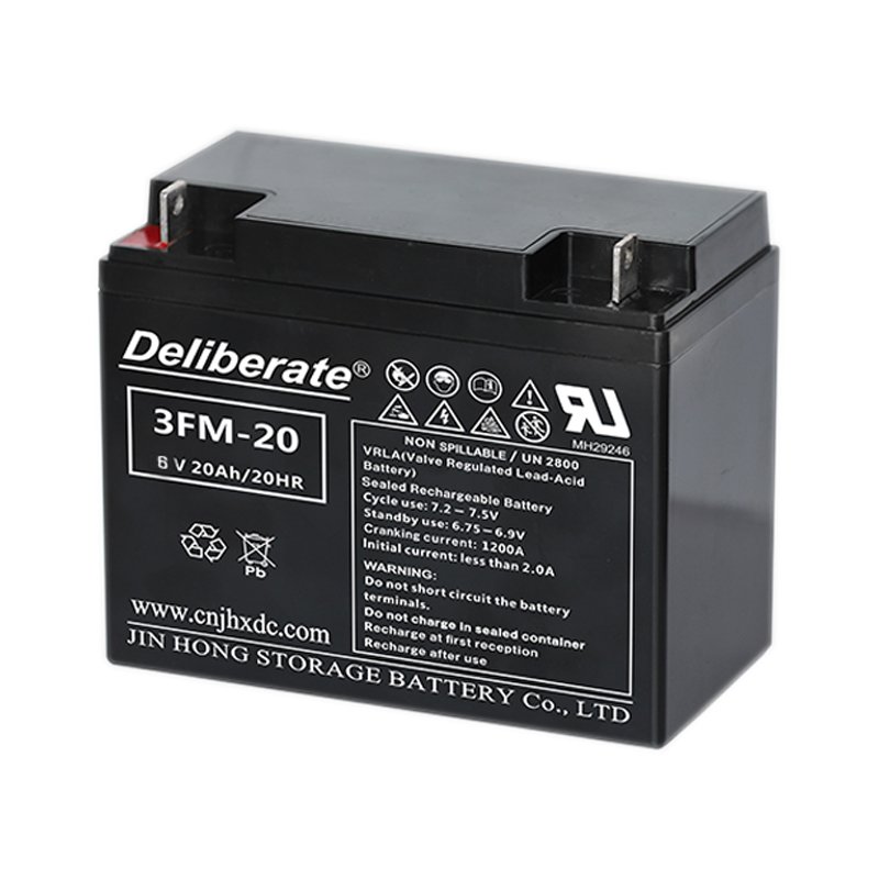 China Supplier Rechargeable 6v 20ah Solar Battery Home Solar Energy Storage Lead Acid Battery