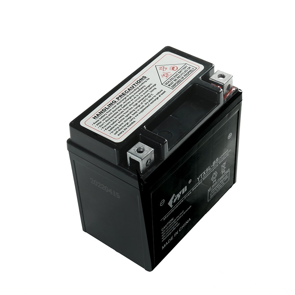 motorcycle battery YTX5L-BS factory price hot sell long life lead acid battery