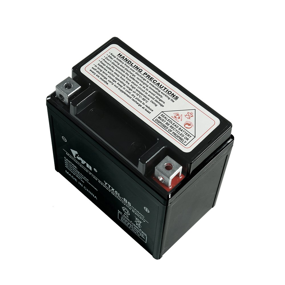 motorcycle battery YTX5L-BS factory price hot sell long life lead acid battery