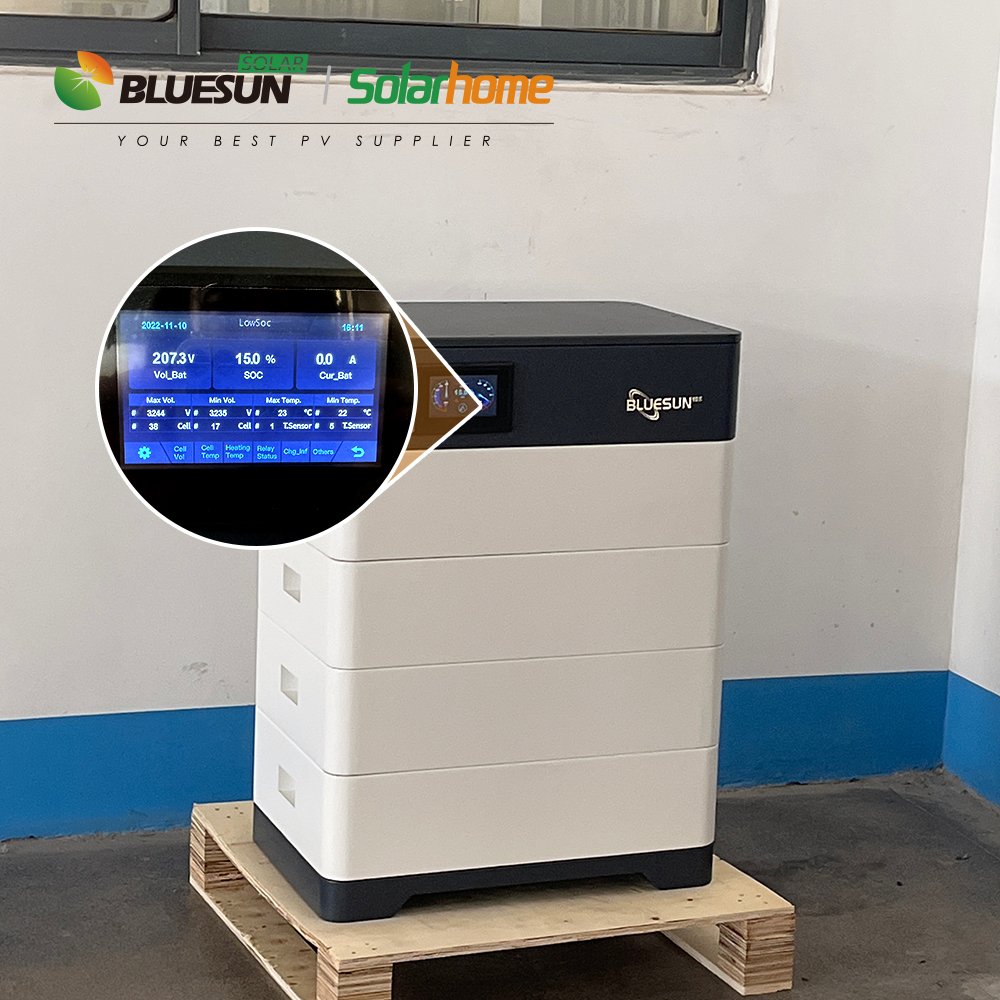 3 phase 20kw 15kw 10kw solar system hybrid High Voltage lithium batteries storage system kit