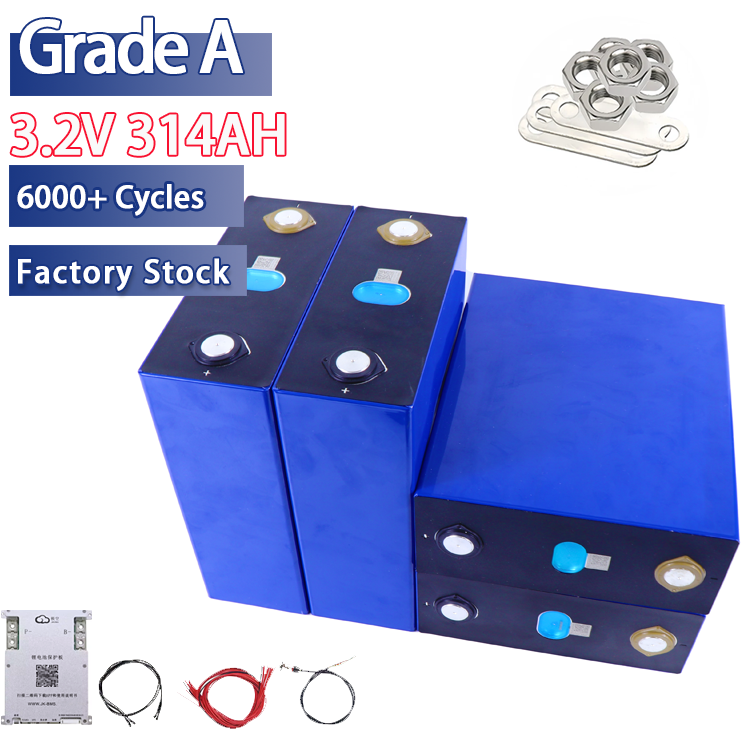 Lifepo4 Battery Cell 3.2V 280Ah 200Ah 230Ah 300Ah 302Ah 304Ah 3.7V Storage Lithium Ion Battery Pack