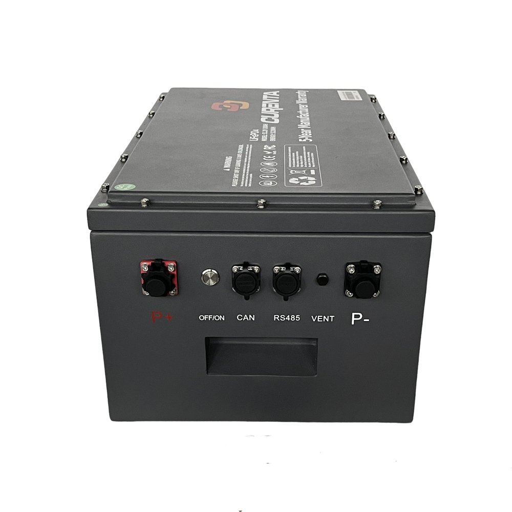 Deep Cycle LiFePO4 48V 100Ah Marine Boat Lithium Ion Batteries Waterproof Self Heating Smart BMS Solar Energy Storage Battery