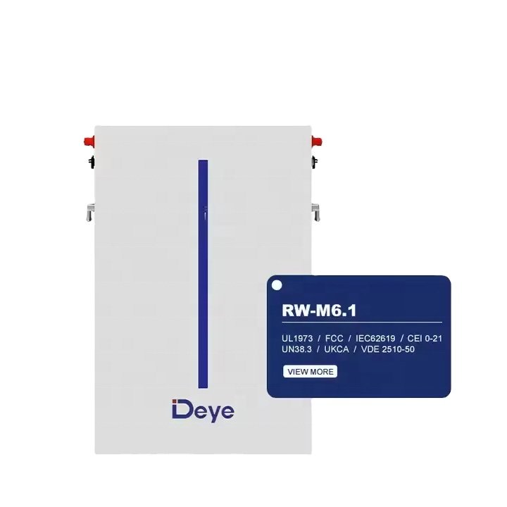 Deye RW M6.1 B Lithium Battery LiFePO4 Battery Energy 6.14kWh deye rwm61 deye battery rwm61
