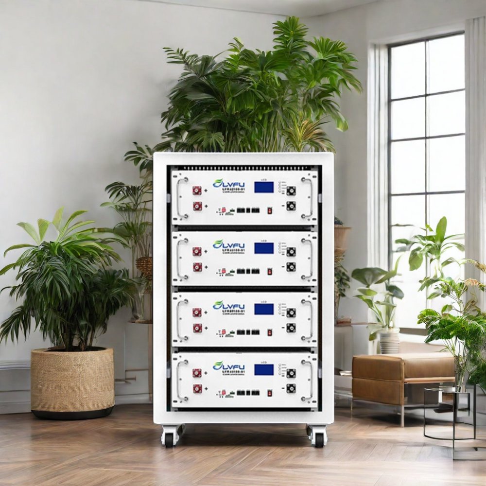 48v 100ah 200ah Rack-mounted Solar LiFePO4 battery for solar off-grid system 48v