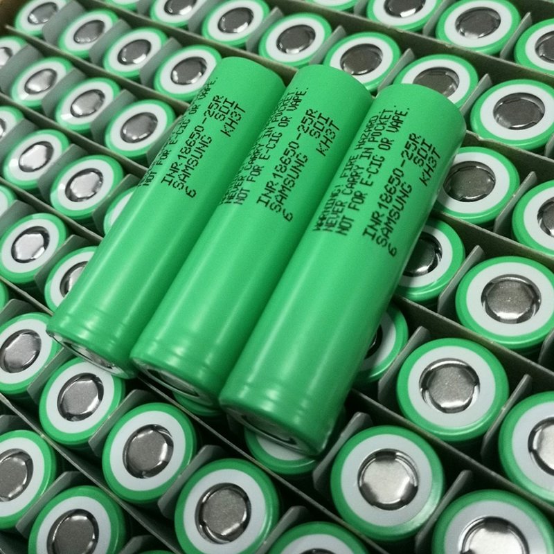 100% original Rechargeable Lithium Battery INR18650 25R 3.7V 2500mAh 20A discharge for 18650-25R litihum battery