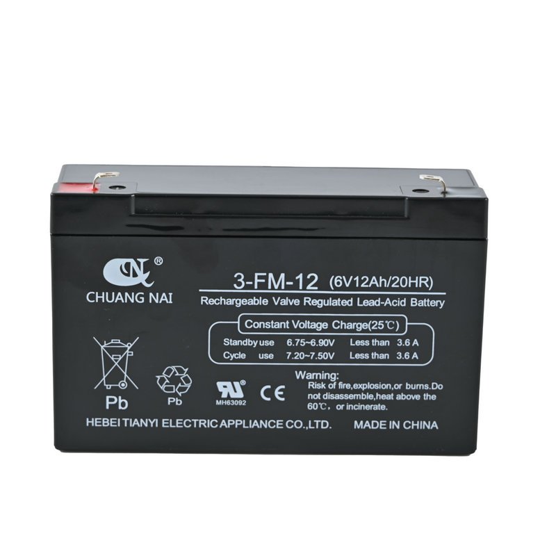 TIANYI Lead-Acid Battery 6V 12AH 20HR Rechargeable Battery For Electronic Scale
