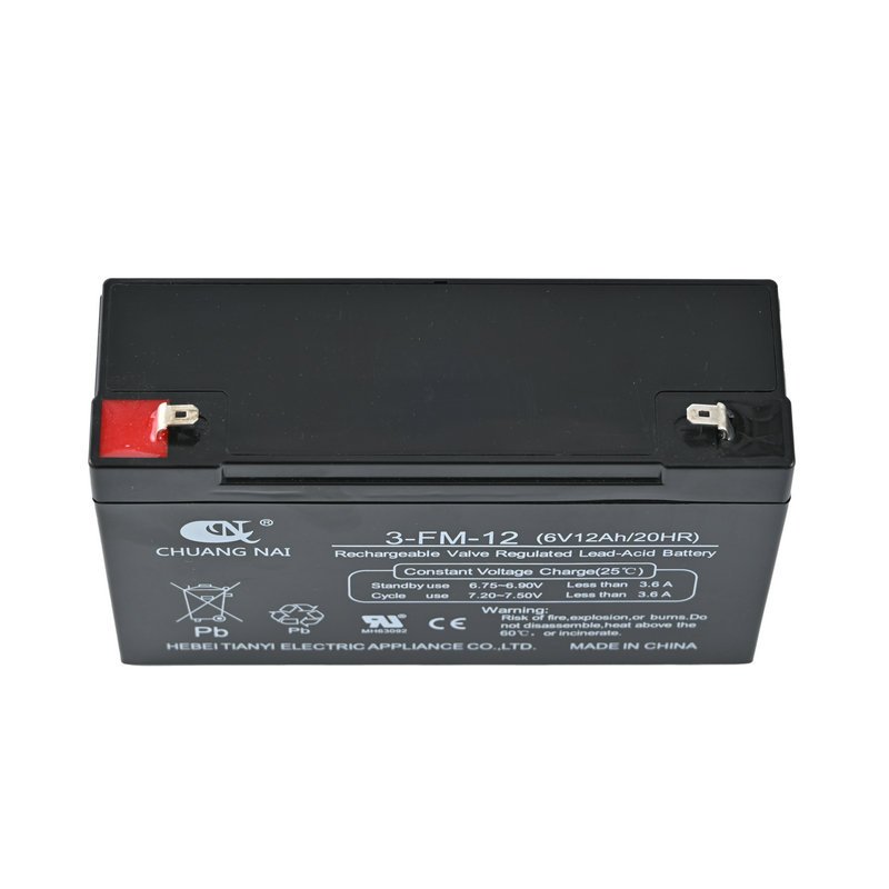 TIANYI Lead-Acid Battery 6V 12AH 20HR Rechargeable Battery For Electronic Scale