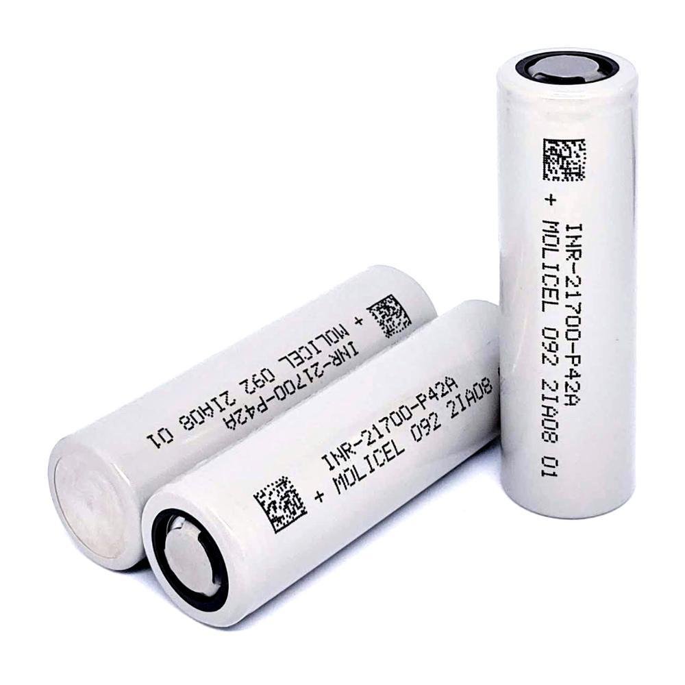 Authentic INR21700 3.7v 4200mAh 45A rechargeable battery for Molicel-P42A
