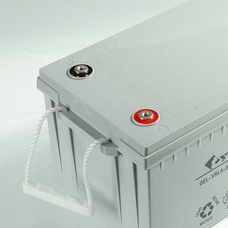 12V200AH made in China Solar Battery Deep Cycle AGM GEL trojan Lead Acid Battery