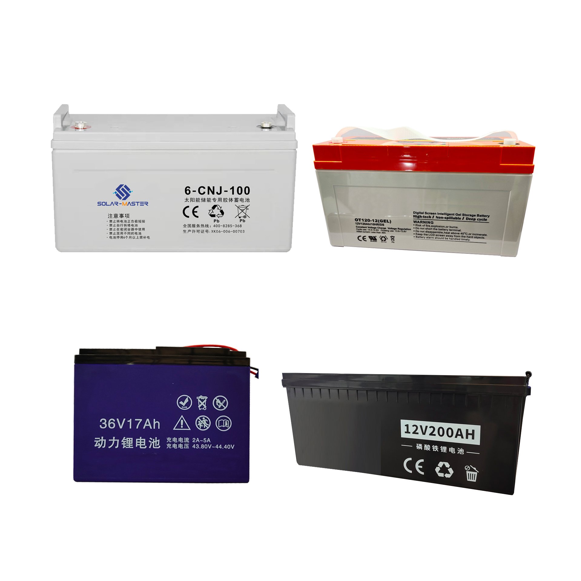 Master Solar Energy Storage Battery Gel Solar Battery 12v 300ah Deep Cycle GEL Battery